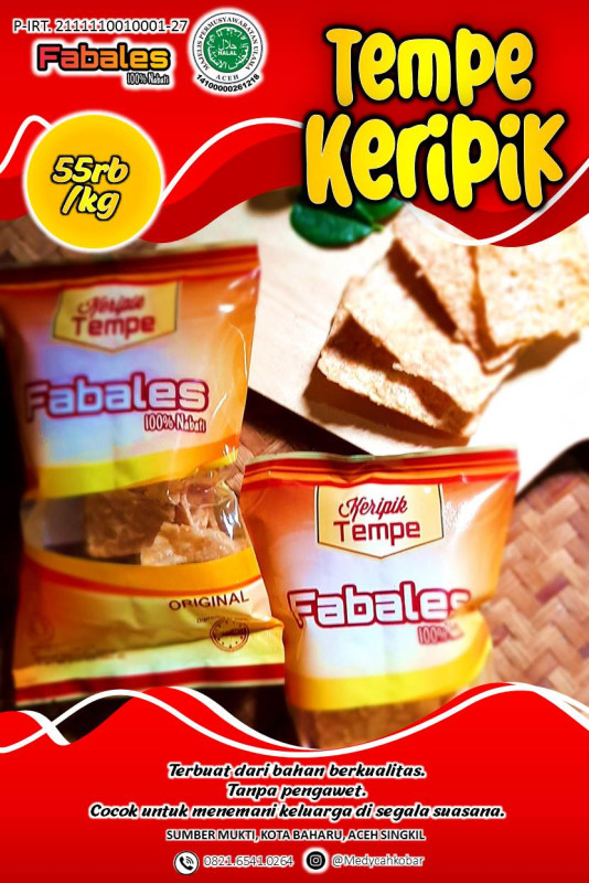 Fabales Keripik Tempe , Areka Sambal Kacang