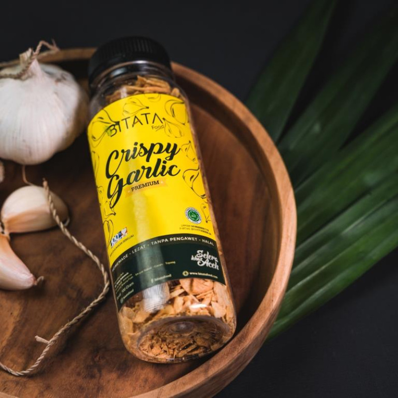 BITATA Crispy Garlic Premium (Bawang Putih Goreng) 100gr
